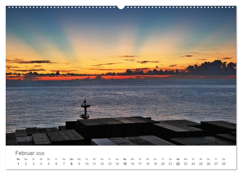 Faszination Schifffahrt – An Bord um die Welt (CALVENDO Premium Wandkalender 2026)