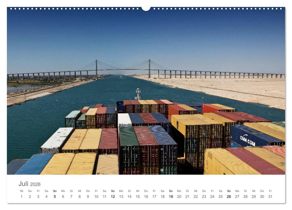 Faszination Schifffahrt – An Bord um die Welt (CALVENDO Premium Wandkalender 2026)