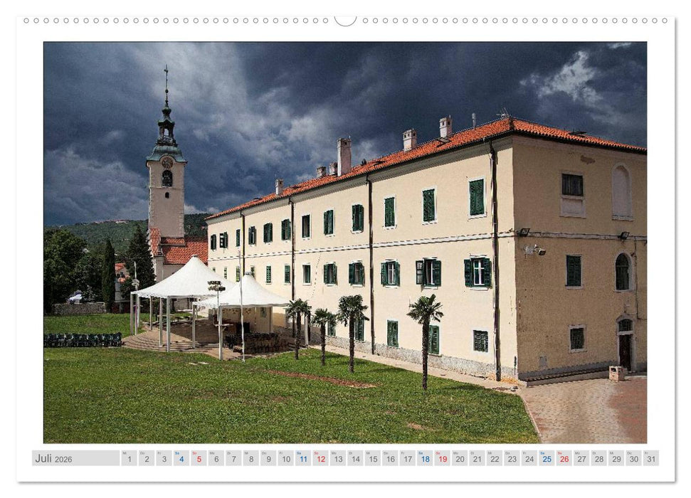 Kroatien - Plitwitzer Seen, Rijeka und Krk (CALVENDO Premium Wandkalender 2026)