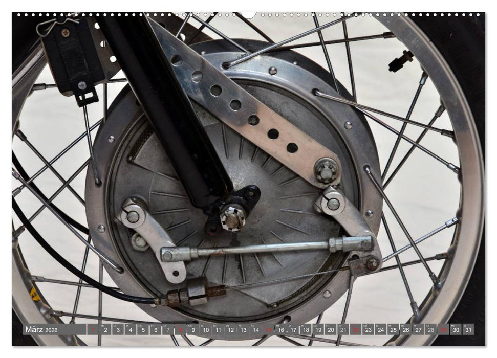 Honda CB 72 (CALVENDO Premium Wandkalender 2026)