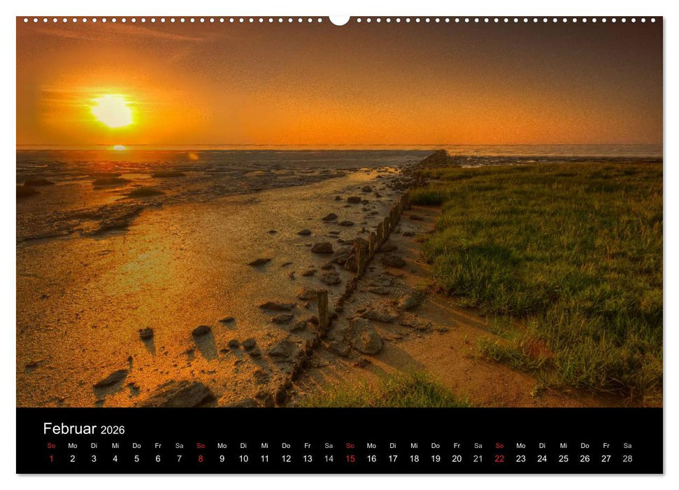 Sylt Morsumer Kliffabende Fotografien von Tobias Thiele (CALVENDO Premium Wandkalender 2026)
