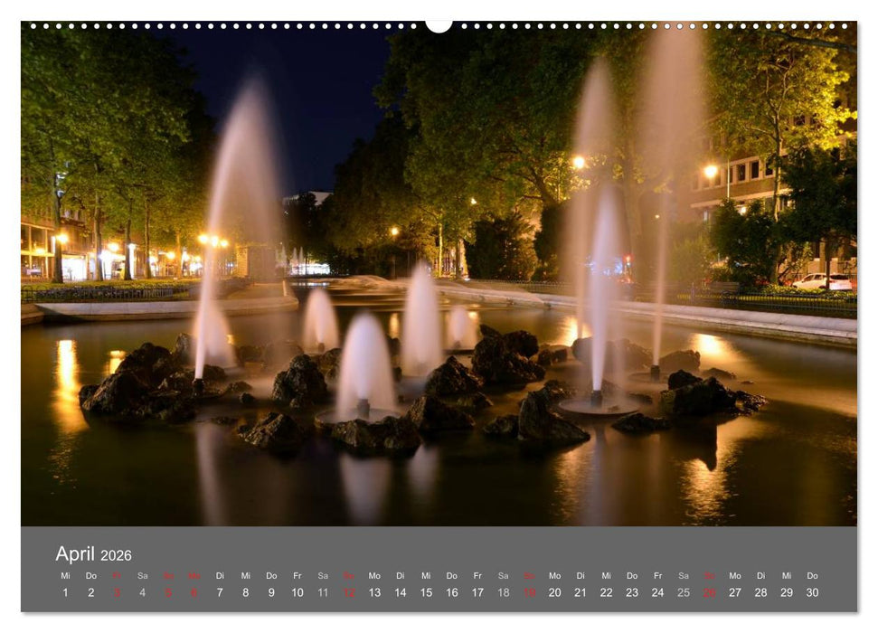KÖLN BEI NACHT (CALVENDO Premium Wandkalender 2026)