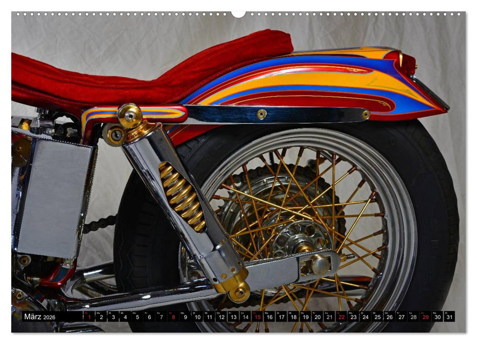 Harley Classic Chopper (CALVENDO Premium Wandkalender 2026)