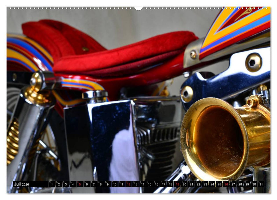 Harley Classic Chopper (CALVENDO Premium Wandkalender 2026)