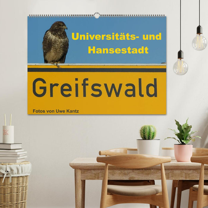 Univeritäts- und Hansestadt Greifswald (CALVENDO Wandkalender 2026)