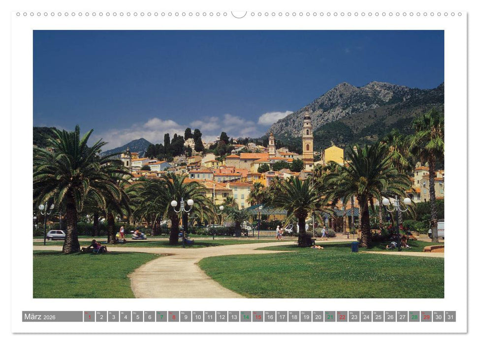 Cote d' Azur II - Sonnenküste Frankreichs (CALVENDO Wandkalender 2026)