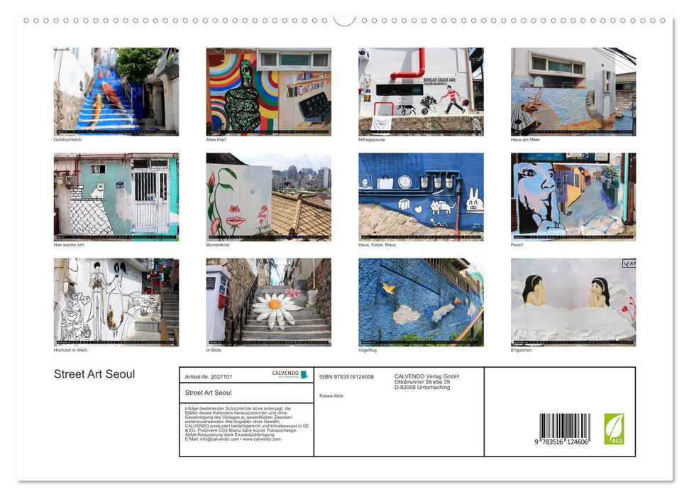 Street Art Seoul (CALVENDO Premium Wandkalender 2026)