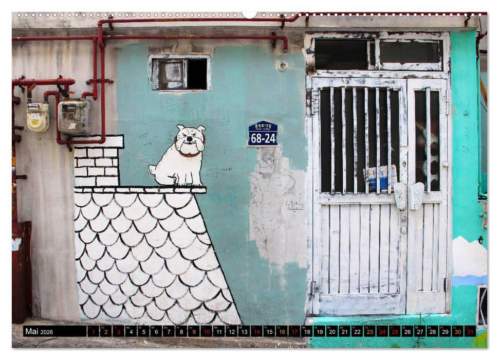 Street Art Seoul (CALVENDO Premium Wandkalender 2026)