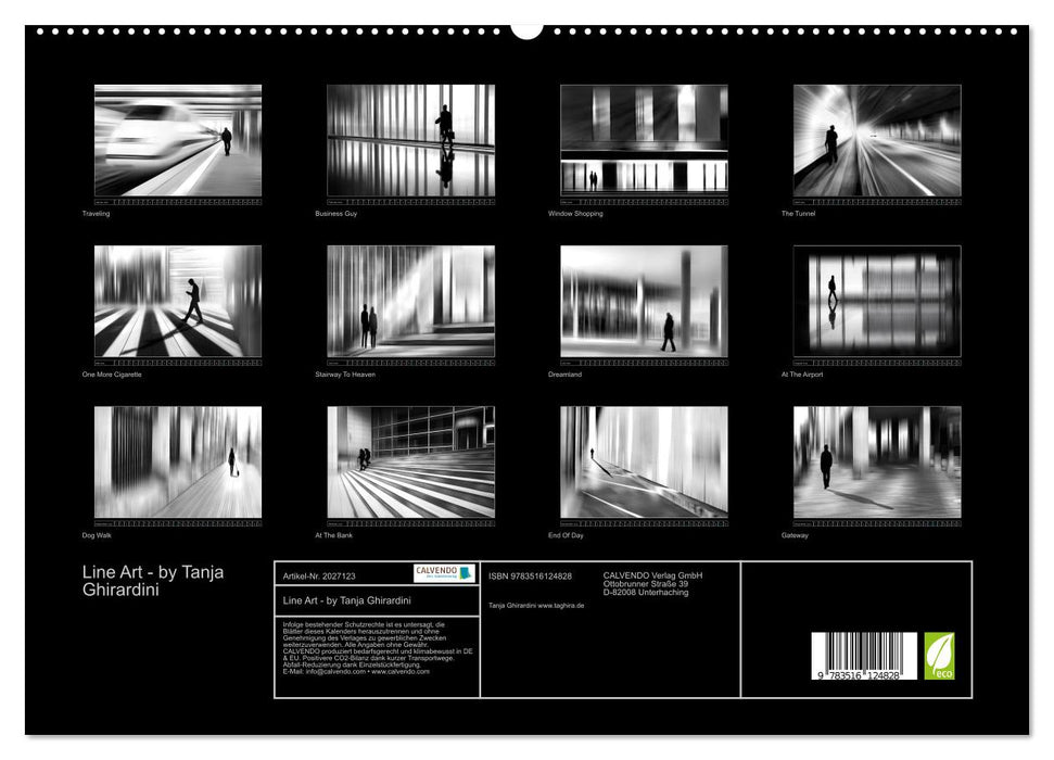 Line Art - by Tanja Ghirardini (CALVENDO Premium Wandkalender 2026)