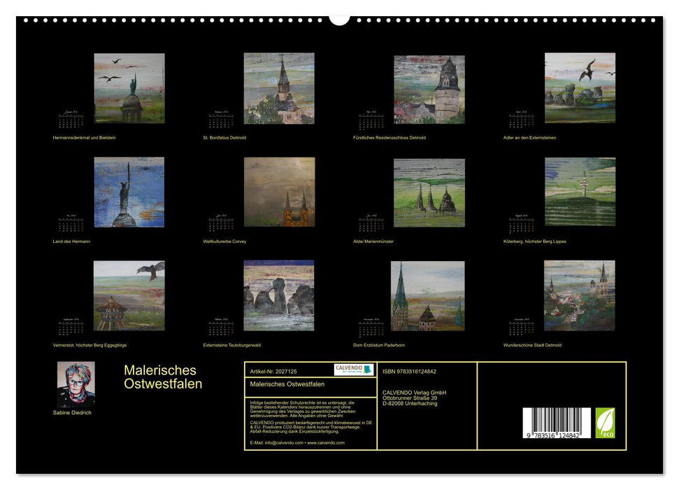 Malerisches Ostwestfalen (CALVENDO Premium Wandkalender 2026)