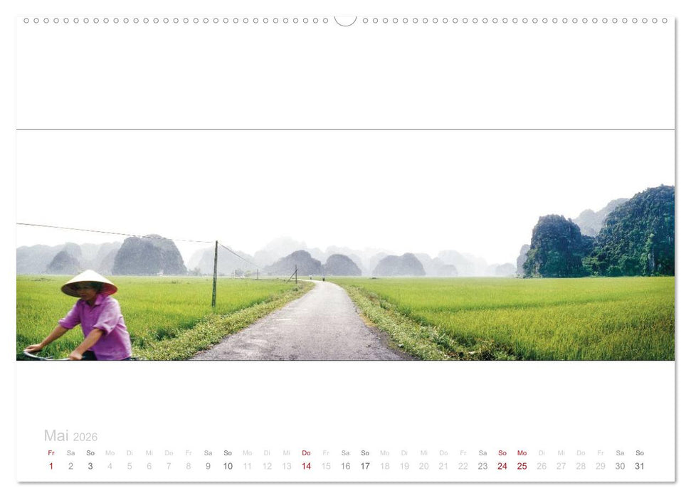Vietnam Panorama (CALVENDO Wandkalender 2026)