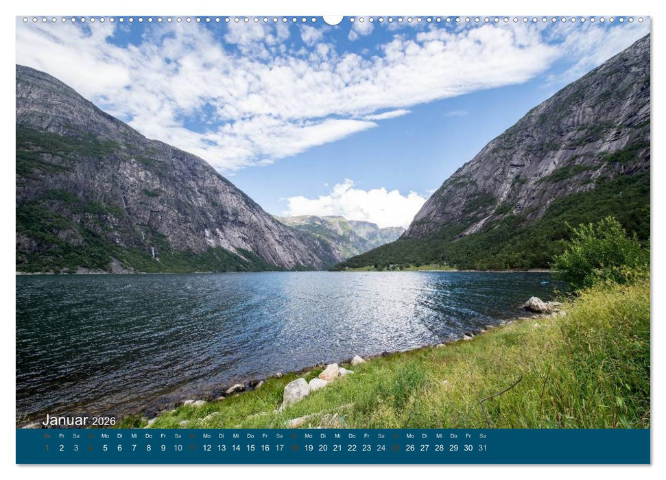 Norwegen atemberaubende Landschaft (CALVENDO Premium Wandkalender 2026)