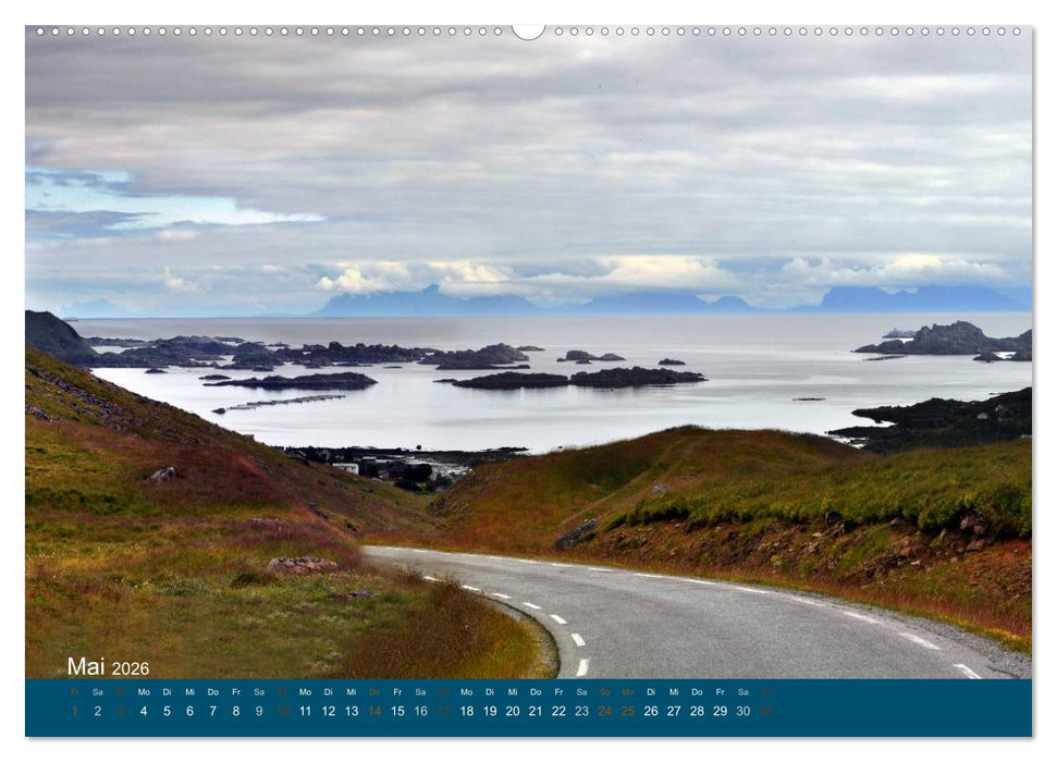 Norwegen atemberaubende Landschaft (CALVENDO Premium Wandkalender 2026)