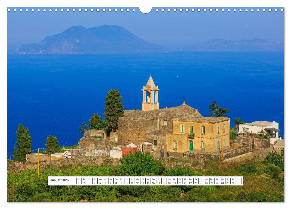 Magie der Liparischen Inseln 2026 (CALVENDO Wandkalender 2026)