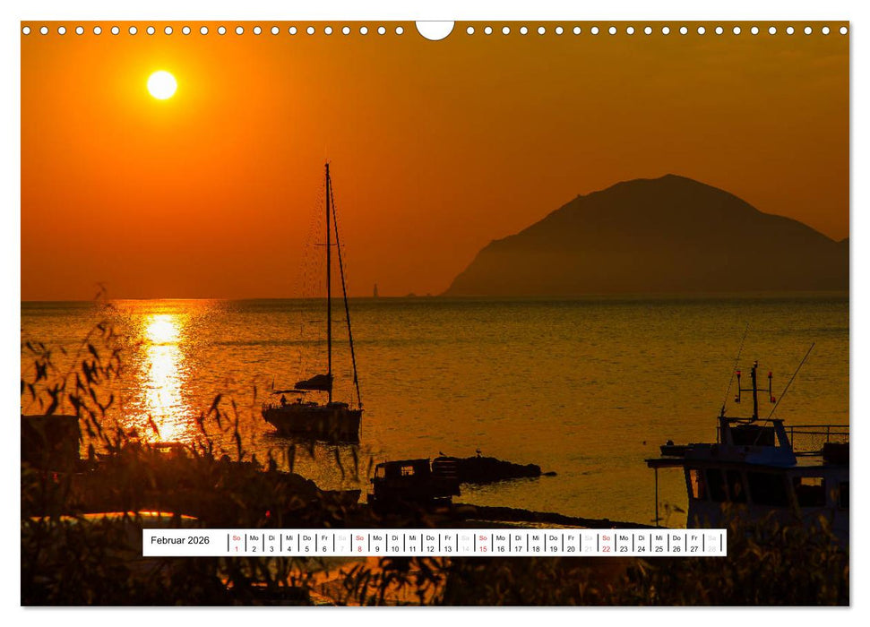 Magie der Liparischen Inseln 2026 (CALVENDO Wandkalender 2026)