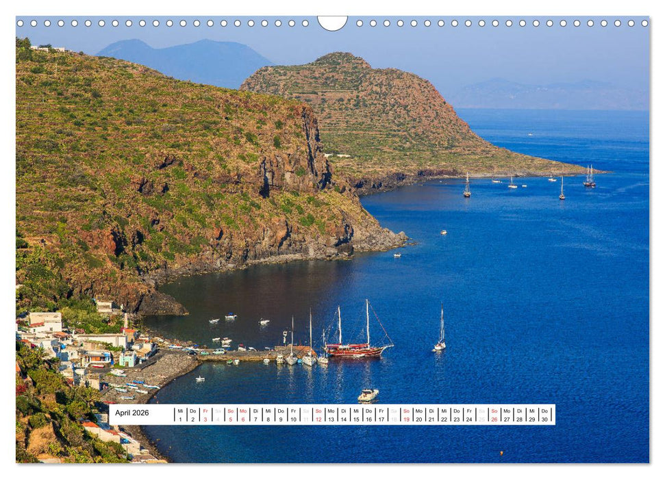 Magie der Liparischen Inseln 2026 (CALVENDO Wandkalender 2026)