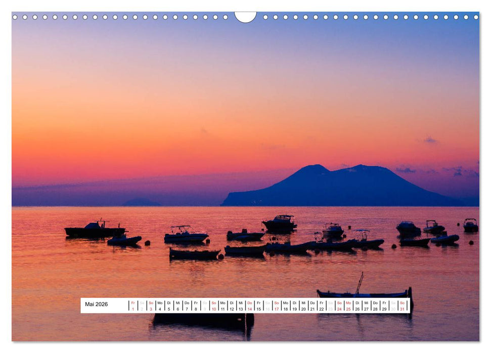 Magie der Liparischen Inseln 2026 (CALVENDO Wandkalender 2026)