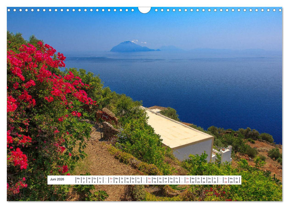 Magie der Liparischen Inseln 2026 (CALVENDO Wandkalender 2026)