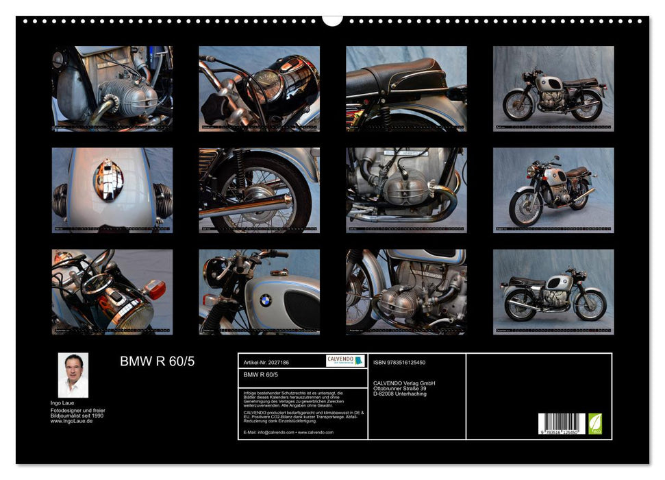 BMW R 60/5 (CALVENDO Wandkalender 2026)