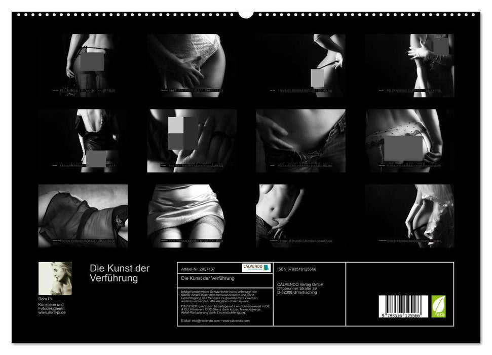 Die Kunst der Verführung (CALVENDO Premium Wandkalender 2026)