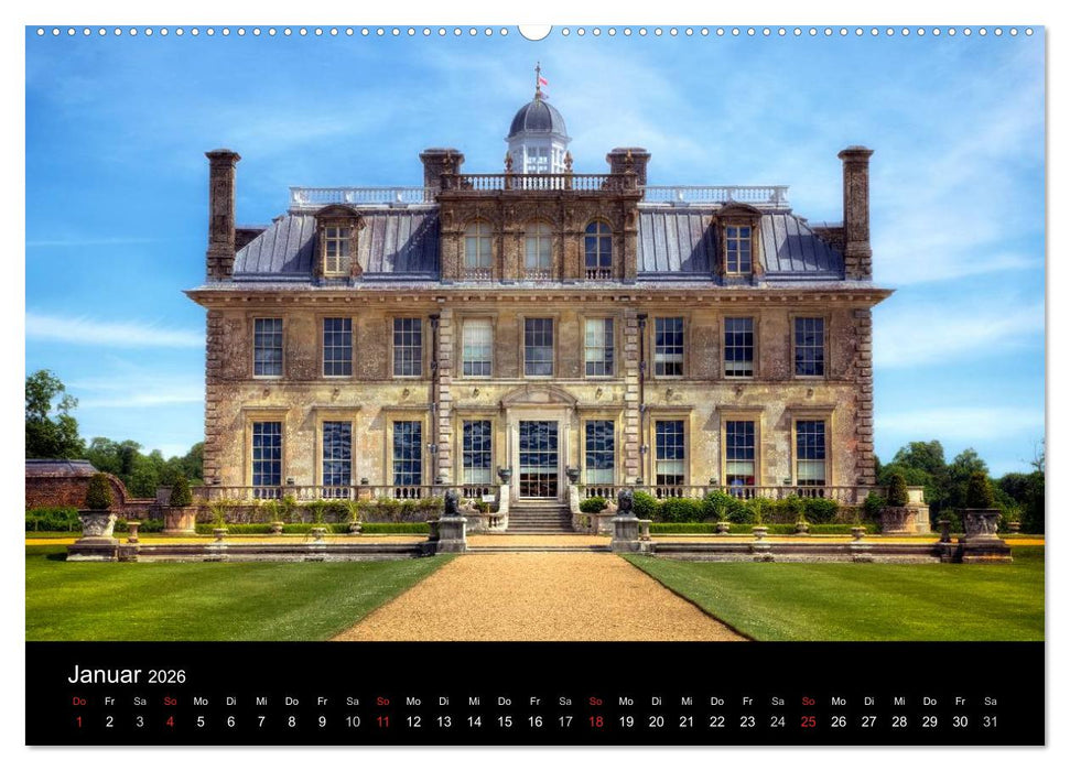 Englische Herrenhäuser (CALVENDO Premium Wandkalender 2026)