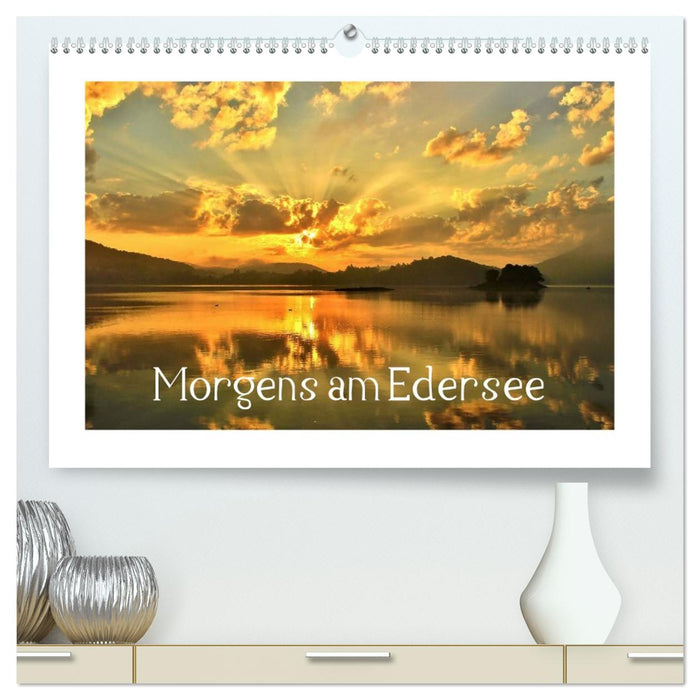 Morgens am Edersee (CALVENDO Premium Wandkalender 2026)