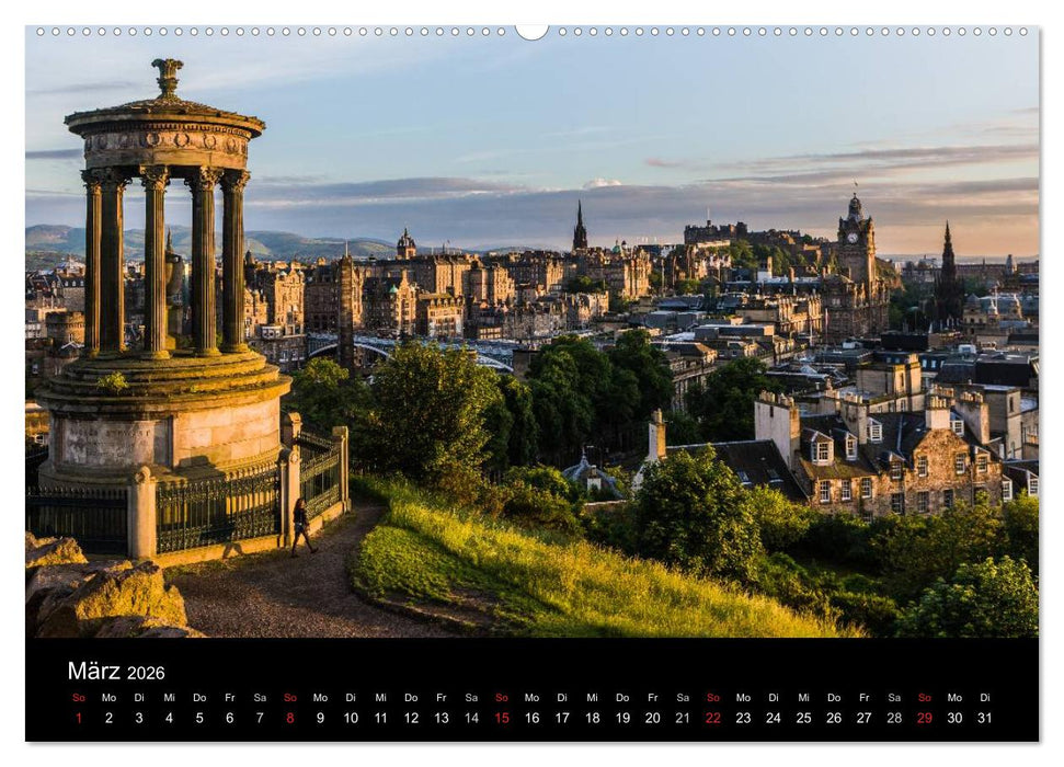Faszination Edinburgh (CALVENDO Premium Wandkalender 2026)
