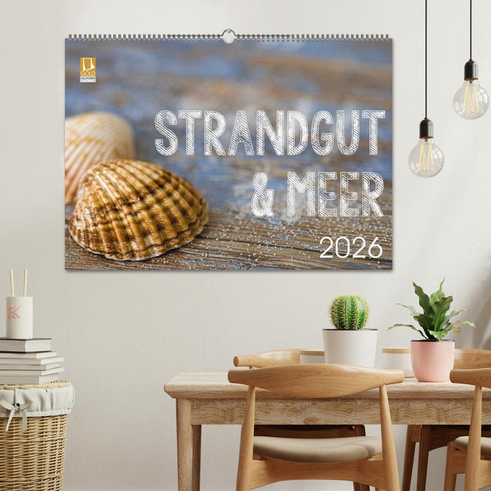 Strandgut und Meer 2026 (CALVENDO Wandkalender 2026)