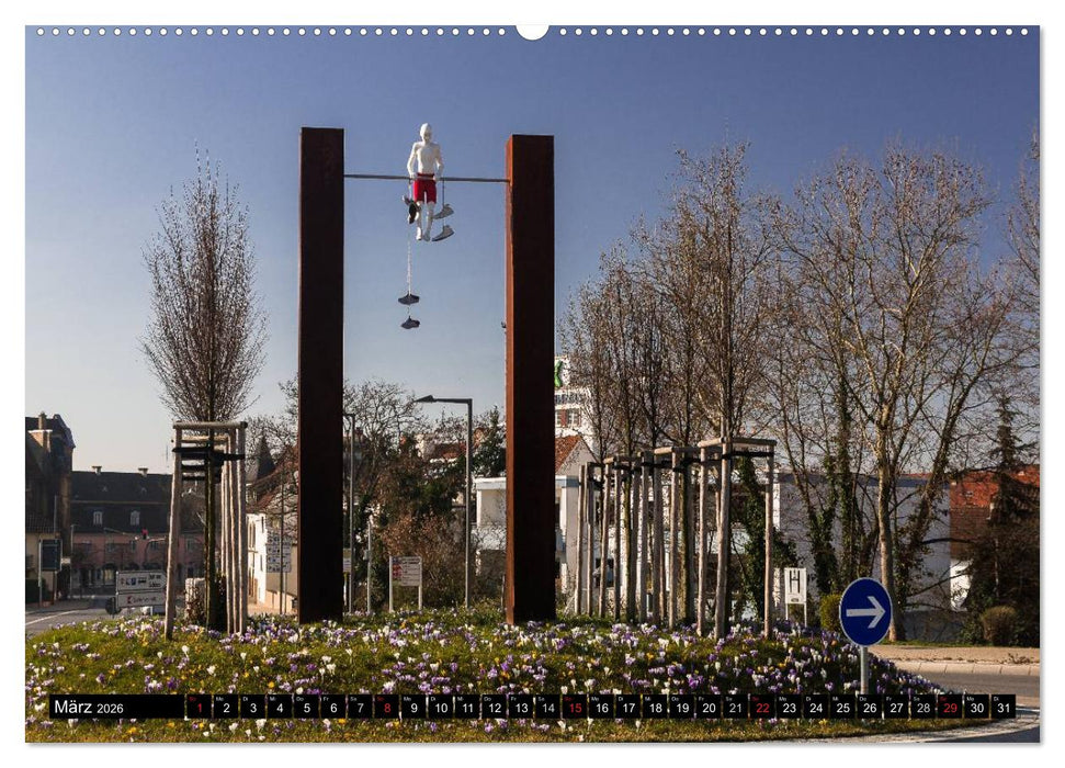 Schwetzinger Stadtansichten (CALVENDO Premium Wandkalender 2026)