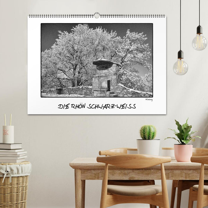 RHÖN SCHWARZ-WEISS (CALVENDO Wandkalender 2026)