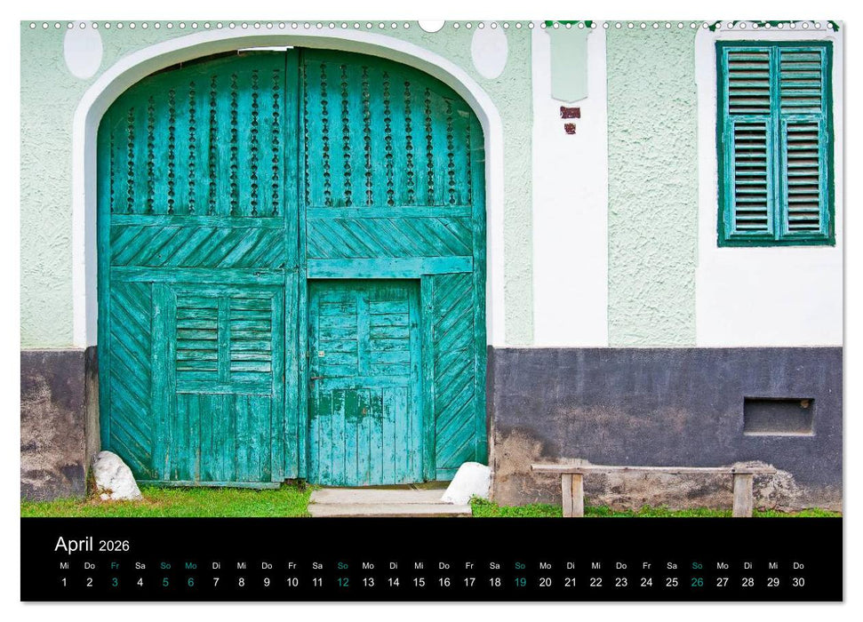 Siebenbürgen – Die malerischsten Bauernhäuser (CALVENDO Wandkalender 2026)