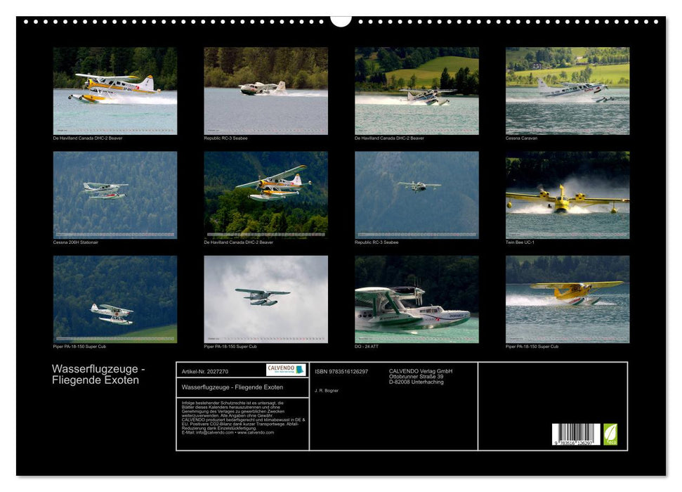 Wasserflugzeuge - Fliegende Exoten (CALVENDO Wandkalender 2026)