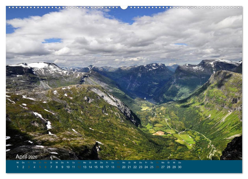 Norwegen atemberaubende Landschaft (CALVENDO Wandkalender 2026)