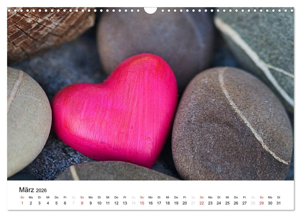 Mein Herz schlägt pink (CALVENDO Wandkalender 2026)