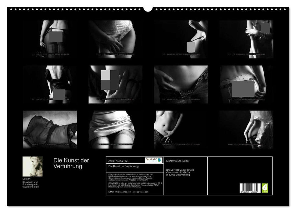 Die Kunst der Verführung (CALVENDO Wandkalender 2026)