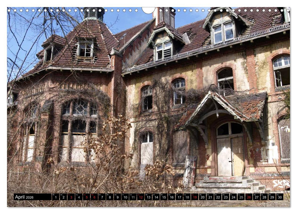 Beelitz Heilstätten-Faszination des Verfalls (CALVENDO Wandkalender 2026)