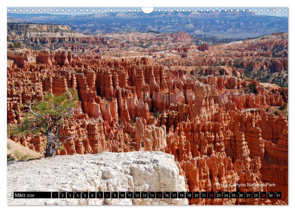 USA - Naturlandschaften des Wilden Westens (CALVENDO Wandkalender 2026)