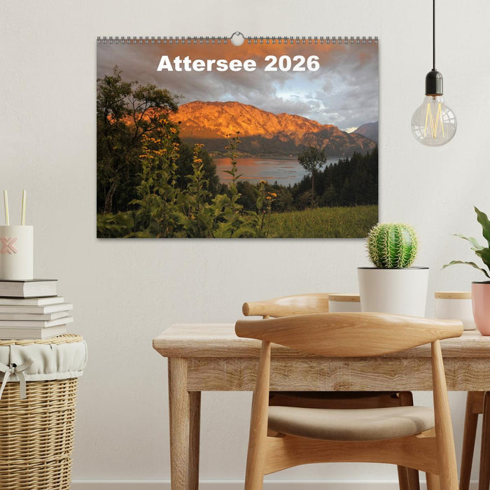Attersee im Salzkammergut 2026 (CALVENDO Wandkalender 2026)