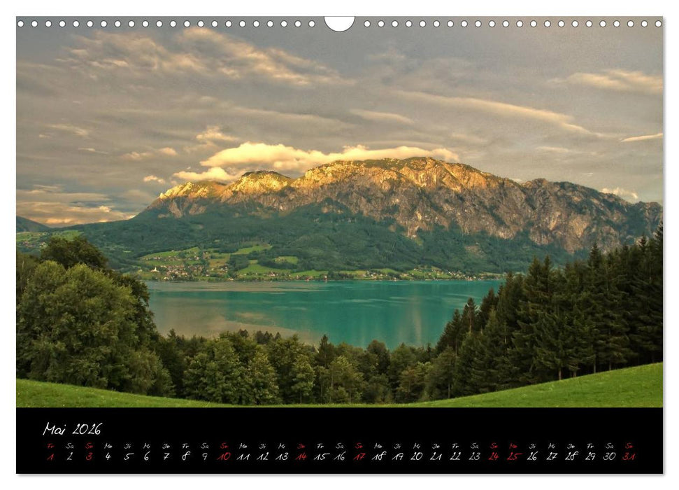 Attersee im Salzkammergut 2026 (CALVENDO Wandkalender 2026)