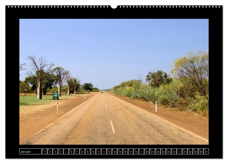 Australien - Von Perth bis Darwin (CALVENDO Premium Wandkalender 2026)