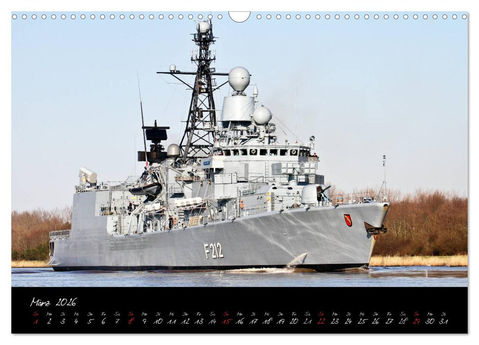 Schiffe - Unterwegs in Norddeutschland (CALVENDO Wandkalender 2026)