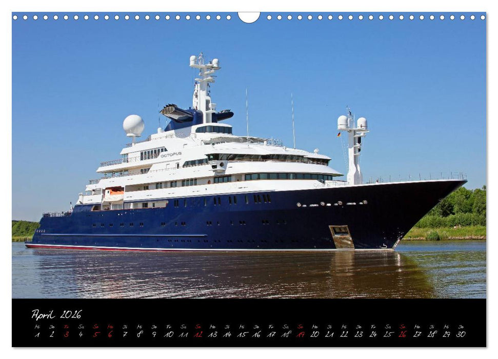 Schiffe - Unterwegs in Norddeutschland (CALVENDO Wandkalender 2026)