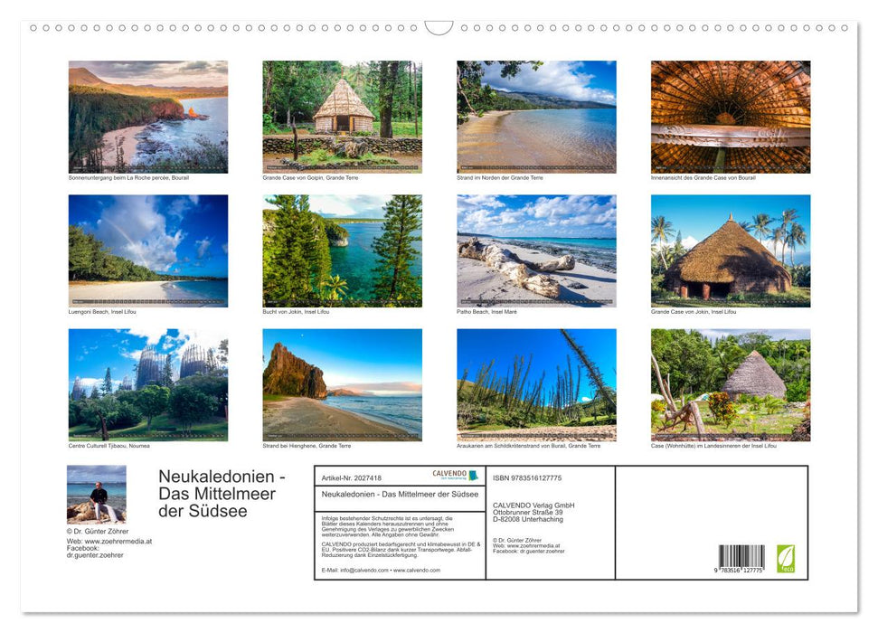 Neukaledonien - Das Mittelmeer der Südsee (CALVENDO Wandkalender 2026)