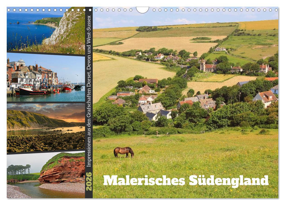 Malerisches Südengland 2026 (CALVENDO Wandkalender 2026)