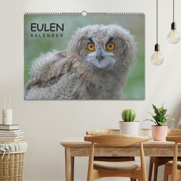 Eulen-Kalender (CALVENDO Wandkalender 2026)