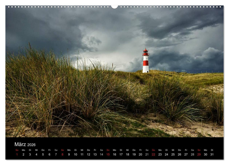 Sylt - Bilder einer Insel (CALVENDO Premium Wandkalender 2026)