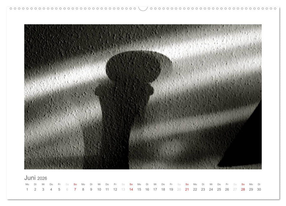 einfach schwarz-weiß (CALVENDO Wandkalender 2026)