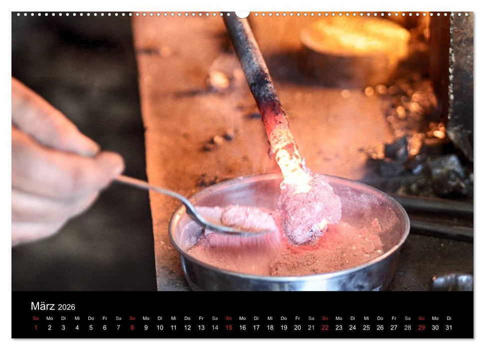 Alte Handwerkskunst Messerschmied (CALVENDO Wandkalender 2026)