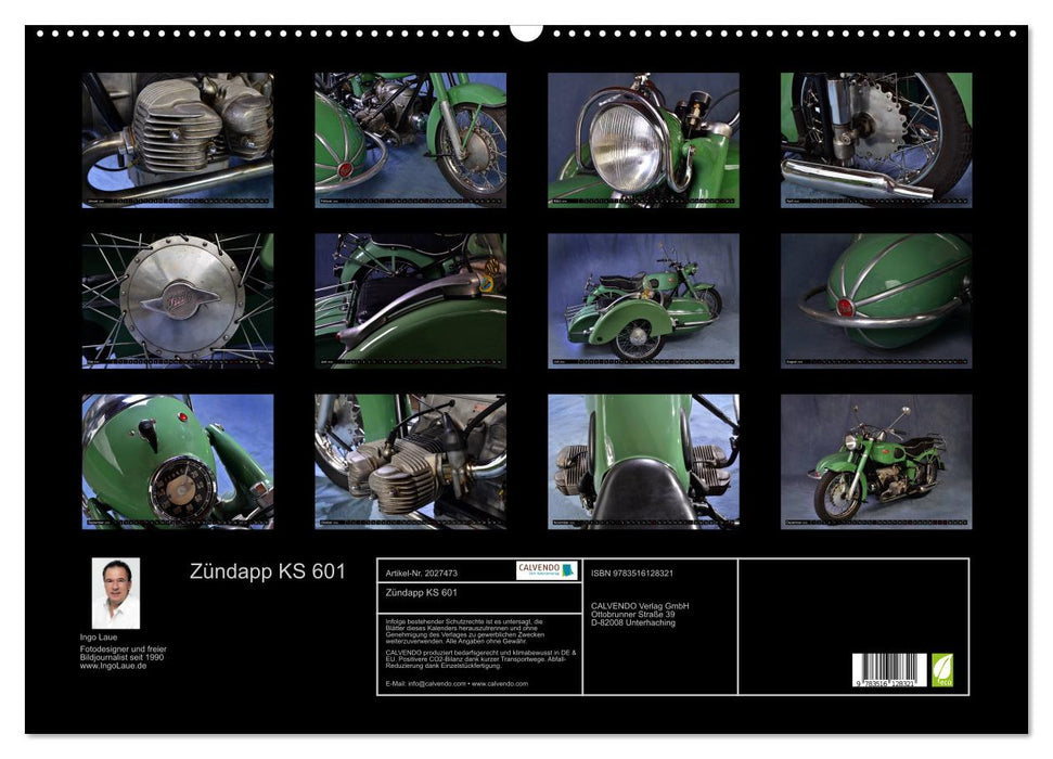 Zündapp KS 601 (CALVENDO Wandkalender 2026)