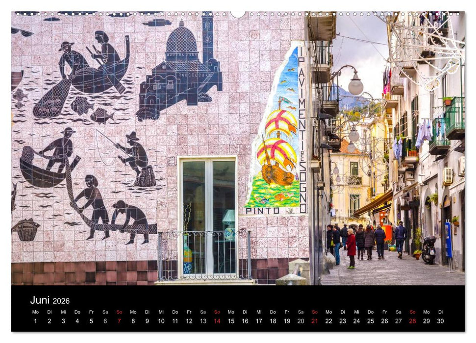 Vietri sul Mare an der Amalfiküste (CALVENDO Premium Wandkalender 2026)